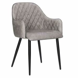 SONGMICS Silla de Comedor, Silla con Reposabrazos, Sillón T…