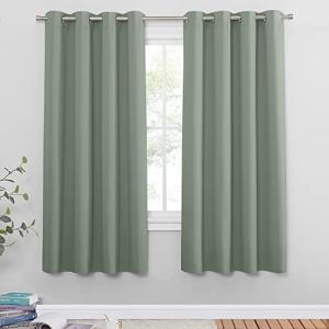 PONY DANCE Cortinas Cortas para Ventanas, Blackout for Livi…