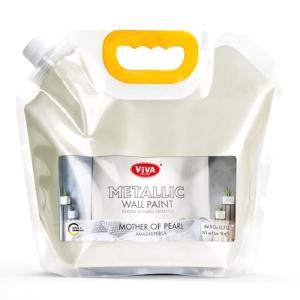Viva Decor Pintura de pared metálica, 2,5 L, nácar, efecto…
