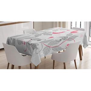 ABAKUHAUS Rosa y Gris Mantele, Los pájaros del Amor Retro,…