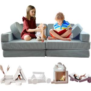 Sofá Infantil Modular para niños - Sofa Cama 2 plazas Plega…