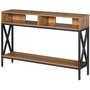 homcom Mesa consola de estilo vintage industrial con 3 esta…