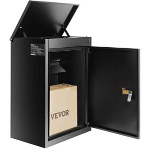 VEVOR Buzón de Paquetes 39x27x52,2 cm Buzón de Acero Galvan…
