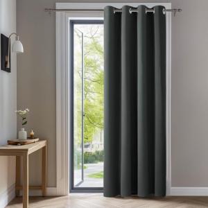 Deconovo Cortinas Dormitorio Salon Opacas Moderna con Ojale…