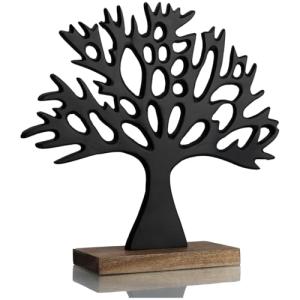 com-four® Soporte Decorativo para árbol - árbol de Metal so…