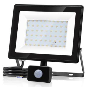 Aigostar 50W Foco LED con Sensor Movimiento,4500LM Super Br…