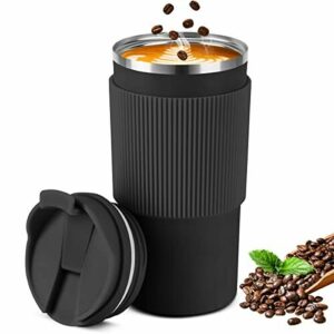 minghaoyuan Vaso Termo Cafe para Llevar, 450 ml Taza de Via…
