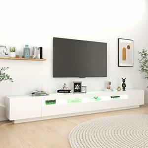 IKAYAA Mueble de TV con Luces LED, Mueble para TV de 300 cm…