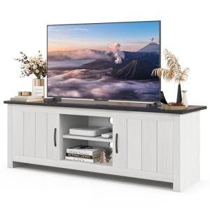 GYMAX Mueble TV de hasta 65 Pulgadas, Mesa Television de Ma…