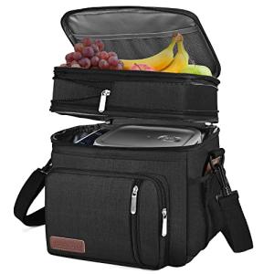 MIYCOO Bolsa Térmica Mujeres Hombres, Bolsa Isotermica Dobl…