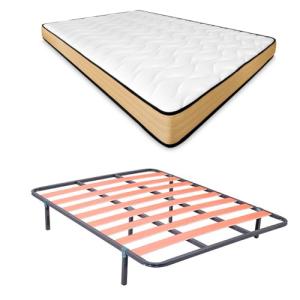 Duérmete Online Cama Completa con Colchón Viscopeque Revers…