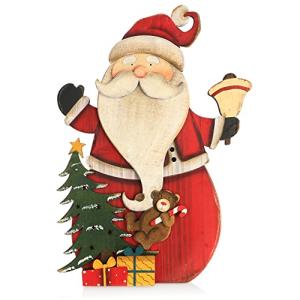 com-four® Expositor Decorativo para Navidad - Papá Noel XL…