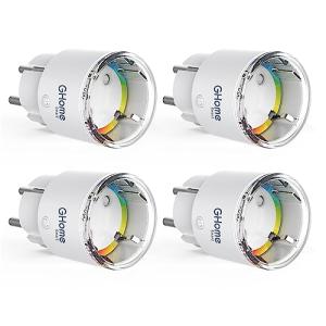 GHome Enchufe Inteligente, Mini Enchufe WiFi con Monitoreo…