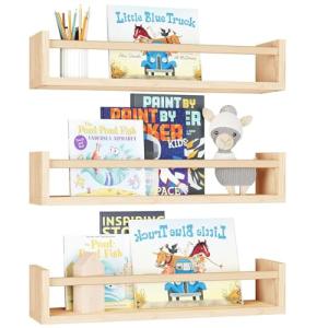 Estantería Infantil Juego de 3 Piezas Estantería Flotante d…