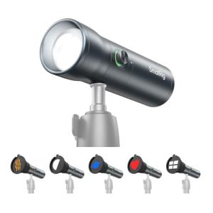 SMALLRIG Linterna de Fotografía LED RGB, Luz Ambiental Esta…