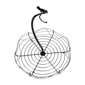 ZwaitL Frutero único con colgador de plátano, elegante cest…