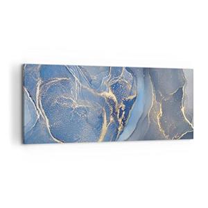 ARTTOR Cuadros Decoracion Salon Oro Azul Pintura Lienzos de…