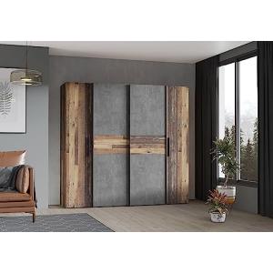 Forte Armario KALIXTUS 200, Estilo Industrial, Puertas corr…