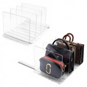 Neatify 2 PCS Organizador bolsos armario con raíles extraíb…