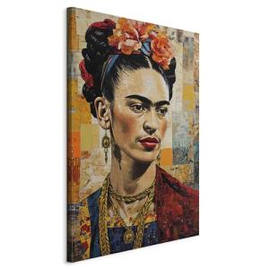 murando - Cuadro en Lienzo Frida Kahlo 80x120 cm 1 pieza -…