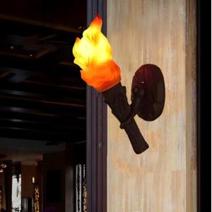 UQVUFIYJ Aplique de Pared con Forma de antorcha Retro Creat…