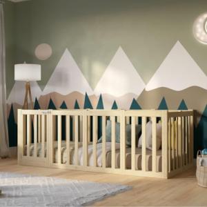 Crazy Pine Cama Montessori 190x120 cm - Cama Infantil con P…