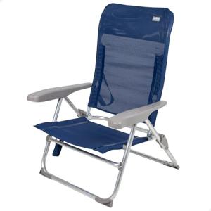 AKTIVE Silla de Playa Plegado Slim multiposición antivuelco…