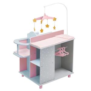 Armario Mueble para Muñecas de Madera Juegete para Niños Ol…