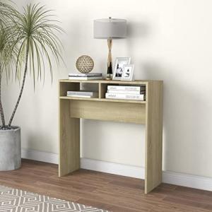 IKAYAA Mesa de Consola de Madera, Rectangular, Roble Sonoma…