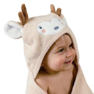 Toalla Bebe Recien Nacido con Capucha para Baño Piscina Pla…