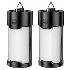 2 faroles LED de camping, linternas de supervivencia portát…