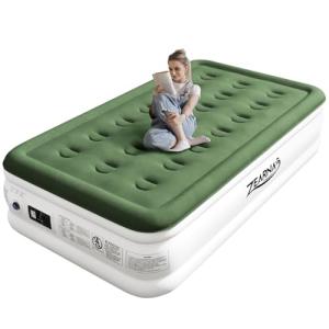 Zearna Colchón Hinchable Individual, Cama Hinchable con Bom…
