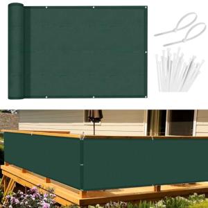 Sunnylaxx Balcon Privacidad 90x500cm Verde Oscuro, Pantalla…