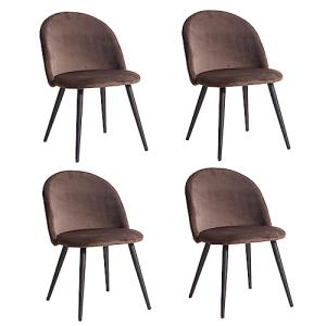 BenyLed Juego de 4 Sillas de Comedor; Sillas de Cocina con…