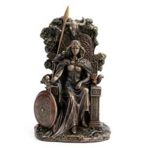 BY SIGRIS Signes Grimalt Figura Diosa Celta Dorado de Resin…