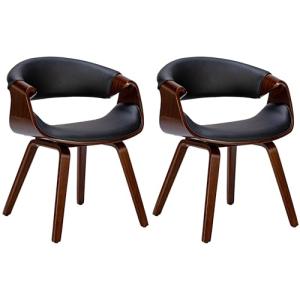 CLP Set De 2 Sillas De Comedor Foley En Polipiel o Tela I D…