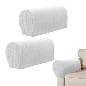 KRYMSON Juego de 2 fundas para reposabrazos de sofá, funda…