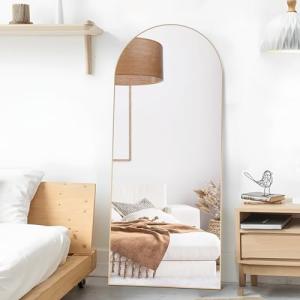 Elemango Espejo de Pared de 165 x 60 cm con Marco de Alumin…