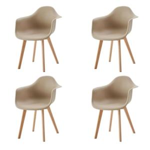 BenyLed Pack de 4 Sillón Tower Silla de Comedor Silla Escan…