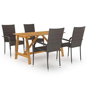 LLEZKBR Juego de muebles de exterior para exteriores, juego…