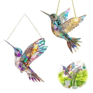 Yistoi 2 Pieces Atrapasoles, Colgante de Cristal con Forma…