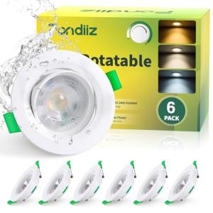 Fondiiz Focos LED Interior Techo Regulable, 5W 480LM Downli…