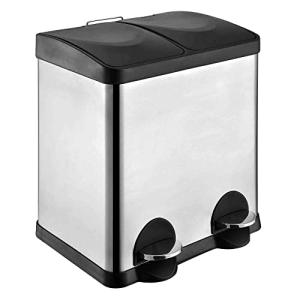 Amig - Cubo de Reciclaje Doble con Pedales | Cubo de Basura…