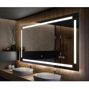 A ARTFORMA Espejo de Baño con Iluminación LED - 160x80 - Lu…