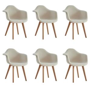 BenyLed Juego de 6 Sillones Modernos,Sillón Decorativo de T…