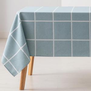 GAMUSI Mantel Antimanchas Mesa Rectangular Cuadros Jacquard…