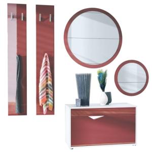 Vladon Conjunto de Armario Espoo, Recibidor con Banco Zapat…