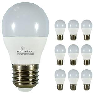 LED ATOMANT Pack 10x Bombilla LED E27 G45 9W. Color Blanco…