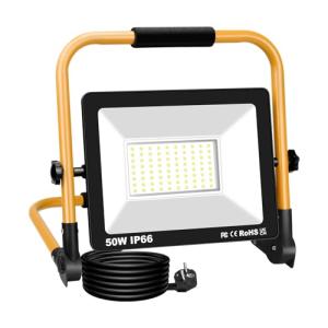 RIGIDON Foco de Trabajo LED 50W, 5000LM Portatil Proyector…