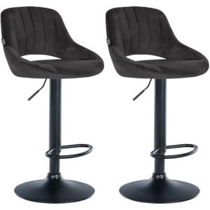 CLP Set De 2 Taburetes De Bar Milet con Reposapiés I Pack D…